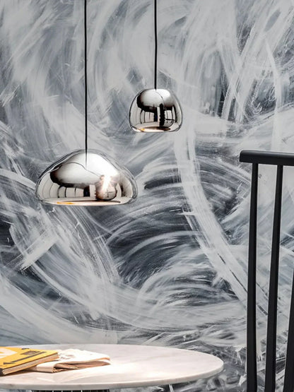 DecorBites™ Glass Gold Ceiling Pendant Lamps LED Dining Bar Kitchen Lighting Fashion Lustres