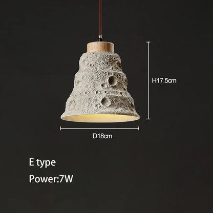 DecorBites™ Concrete High Pendant Chandelier for Bedroom, Restaurant, and Bar