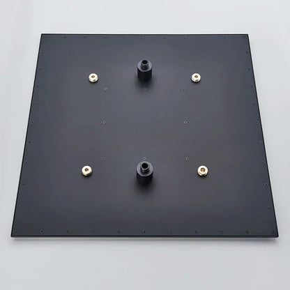 DecorBites™ 24" Chrome LED Rain Shower Head Ceiling Mounted Top Sprayer & Arm