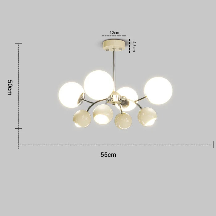 DecorBites™ French Cream Living Room Pendant Lamp Magic Bean Restaurant Bauhaus Medieval Bedroom