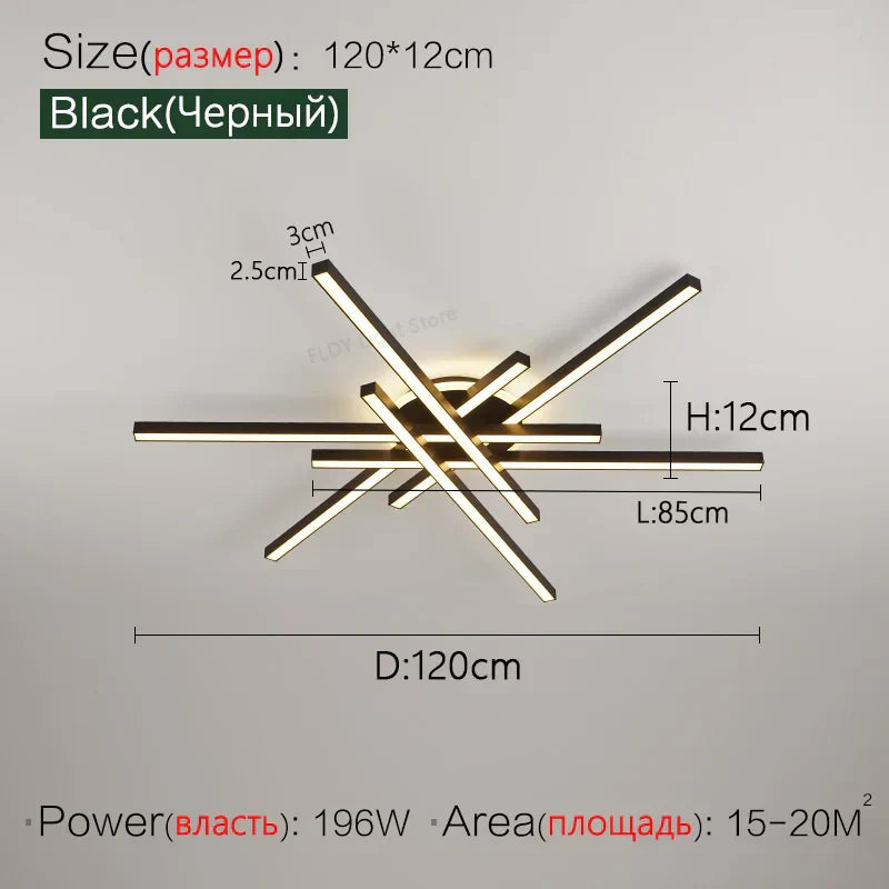 2023 DecorBites™ Nordic LED Ceiling Chandelier for Living, Dining, and Bedroom