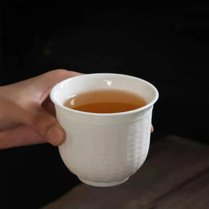 DecorBites™ Bone China Tea Cup Set | Cute Goat Fat Jade Ceramic Teacups & Mugs