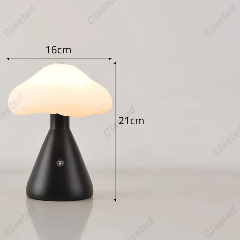 DecorBites™ LED Mushroom Night Light Touch Switch Bedside Lamp Kid's Room Decor