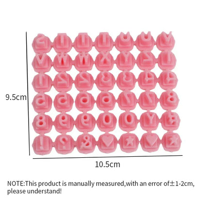 DecorBites™ Cookie Stamps Number Printing Mold for Baking Decor and Pastry Cutter