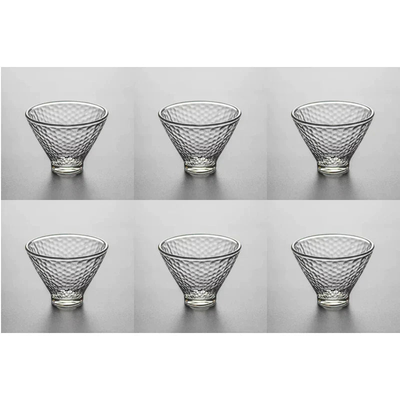 DecorBites™ Japanese Tea Cup Set of Cute Heat-resistant Glass Mugs and Teacups