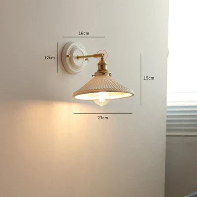 DecorBites™ Copper Arm LED Wall Sconce for Bedroom Bathroom Mirror Stair Light
