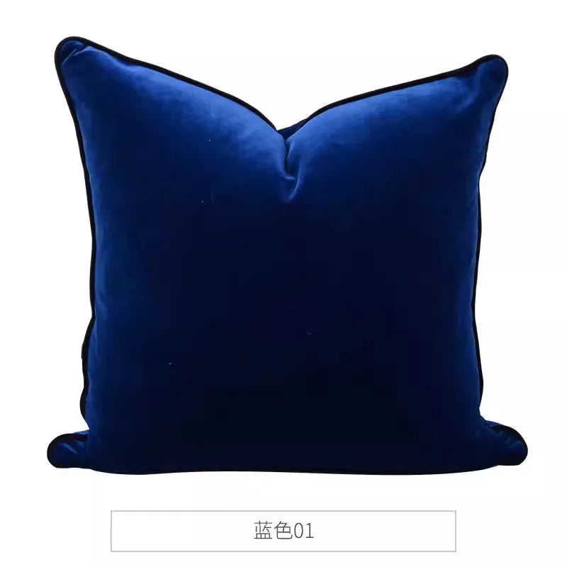 DecorBites™ Circus Horse Print Velvet Cushion Cover in Various Sizes