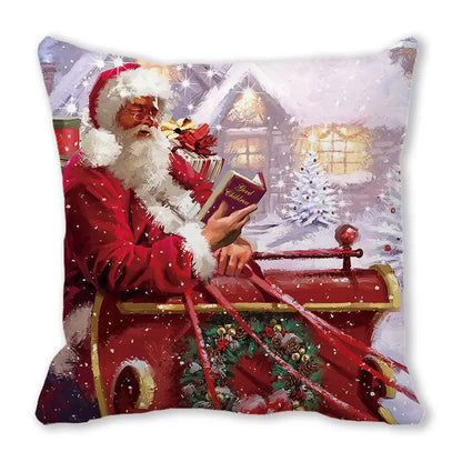 DecorBites™ Christmas Short Plush Pillowcase 45x45cm Home Decor