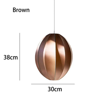 DecorBites™ Danish Pendant Light Minimalist Lantern Ufo Lampshade Rustic Fabric Lamp