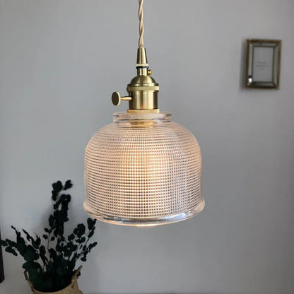 DecorBites™ Glass LED Pendant Light Fixture for Modern Home Decor