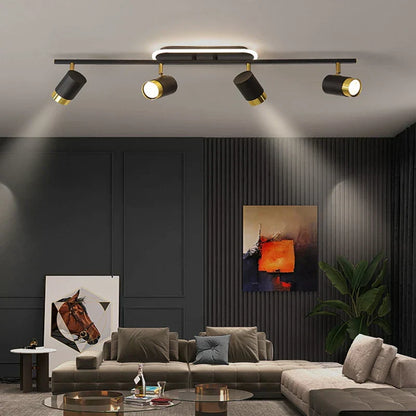 DecorBites™ LED Chandelier with Spotlights for Living Room Bedroom Ceiling Decor