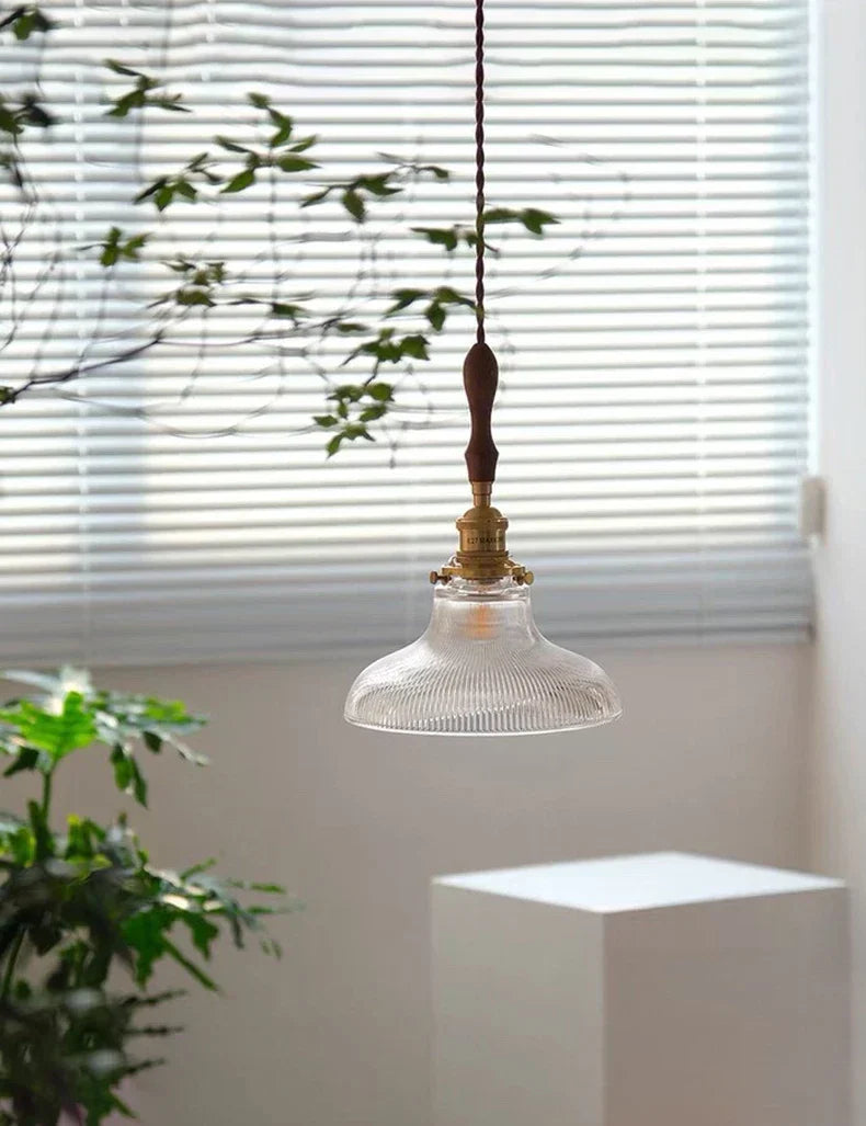 DecorBites™ Brass Glass Retro Chandelier Art Deco LED Dining Room Light