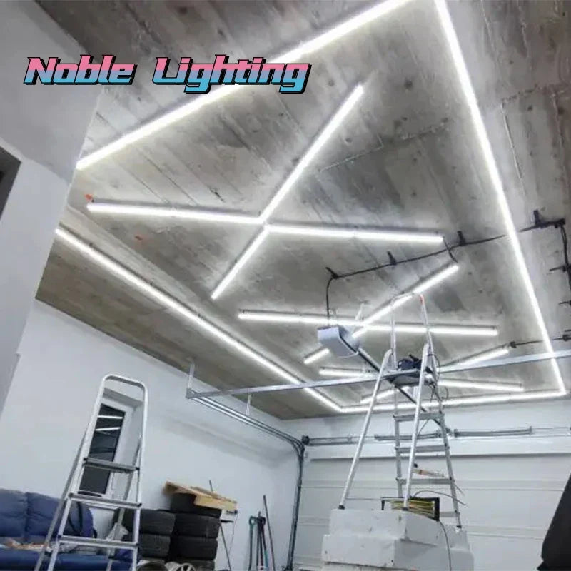 DecorBites™ Hexagon Honeycomb LED Garage Ceiling Light