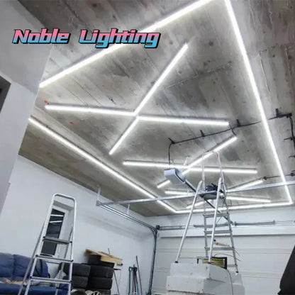 DecorBites™ Hexagon Honeycomb LED Garage Ceiling Light