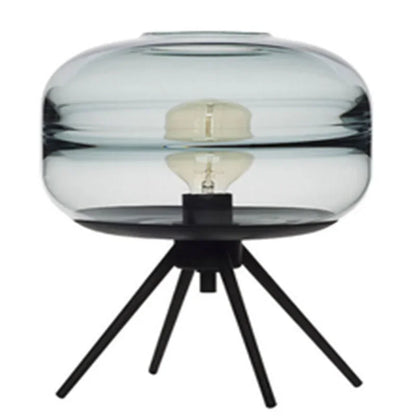 DecorBites™ Glass & Metal Nordic Sofa Desk Lamp for Postmodern Bedroom & Living Room