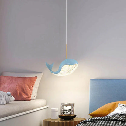 DecorBites™ Dolphin Chandelier: Modern Luxury Pendant Light for Living Room and Children's Bedroom