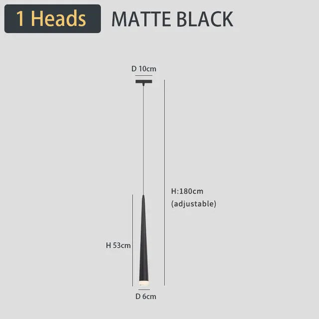 DecorBites™ Black LED Ceiling Chandelier: Stylish Staircase Lighting for Home Decor & Living Room