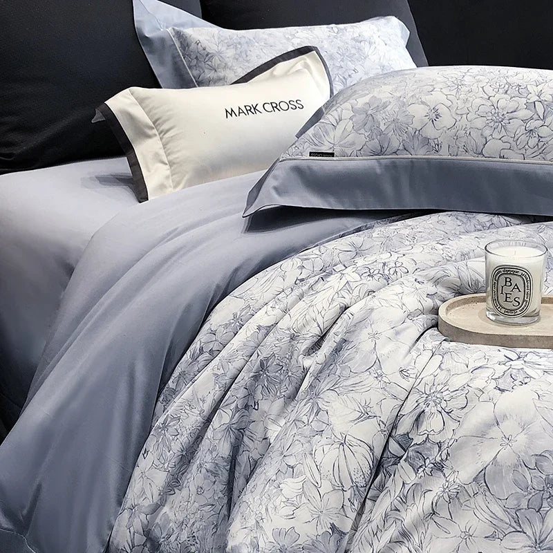 DecorBites™ Egyptian Cotton Bedding Sets Queen King Ru Size Bed Linens