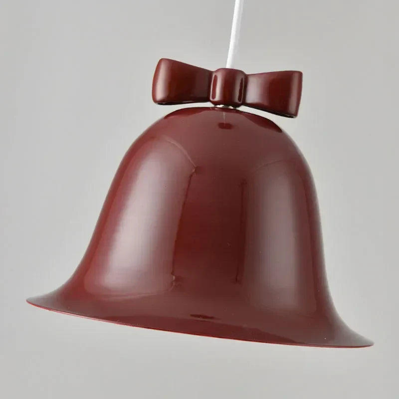 DecorBites™ Bowknot Bell LED Chandelier: Modern Nordic Restaurant Cafe Indoor Lighting Fixture