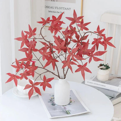 DecorBites™ Artificial Maple Leaf Bouquet for Wedding and Home Decor