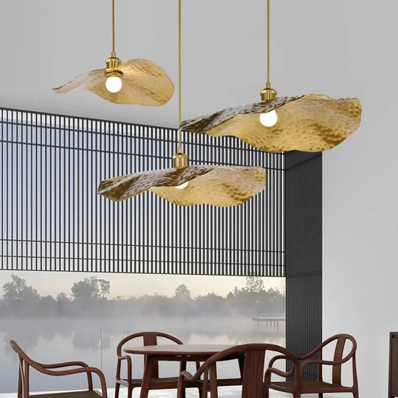 DecorBites™ Lotus Flower Pendant Light for Dining Room and Hotel Decor