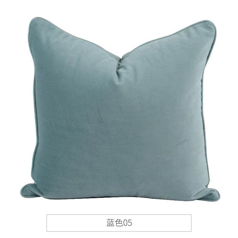 DecorBites™ Luxe Italy Velvet Pillowslip, High-Grade Cushion Case for Living Room Sofa