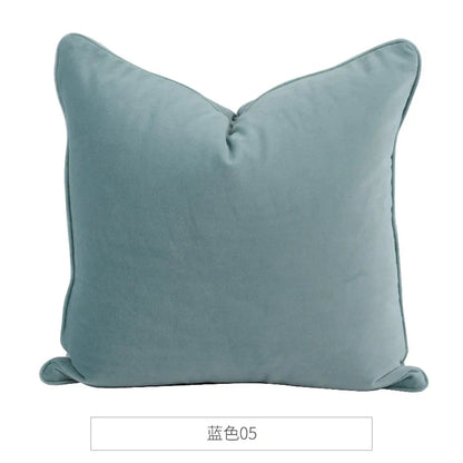 DecorBites™ Luxe Italy Velvet Pillowslip, High-Grade Cushion Case for Living Room Sofa