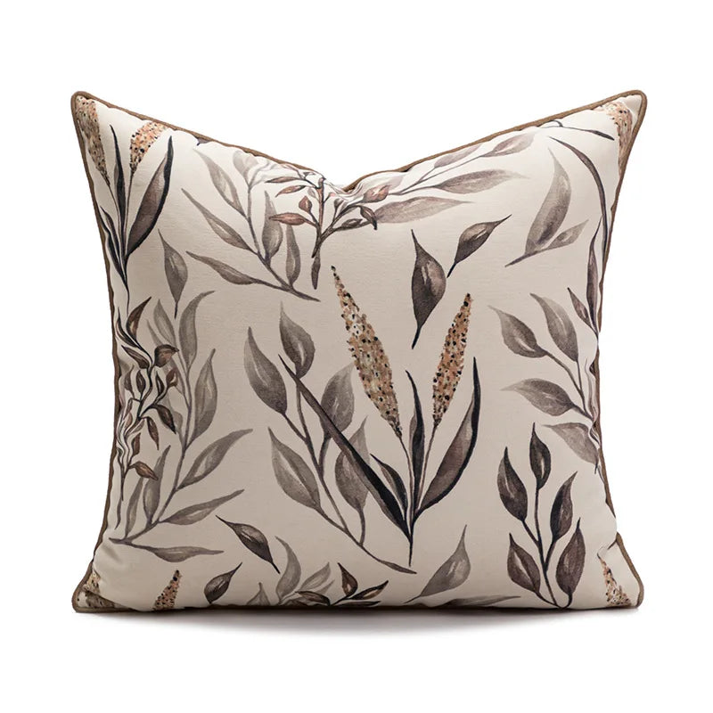DecorBites™ Brown Coffee Pillowcase: Modern Simplicity Light Luxury Sofa Cushion Covers
