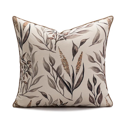 DecorBites™ Brown Coffee Pillowcase: Modern Simplicity Light Luxury Sofa Cushion Covers