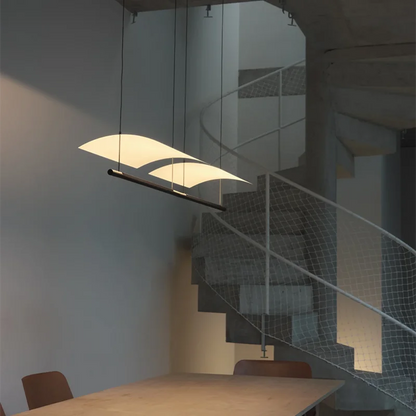 DecorBites™ Lamina LED Pendant Light: Minimalist Design for Office, Living Room, Restaurant, Bar.