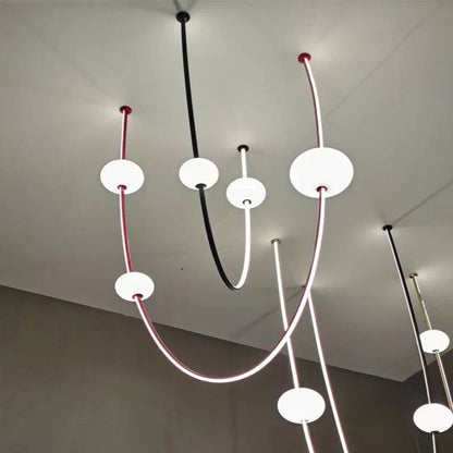 DecorBites™ Colorized LED Dimmable Ceiling Chandelier - 2025 Trend Hanging Lamps