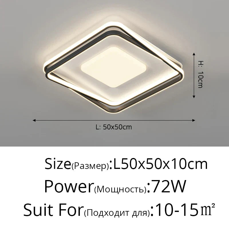 DecorBites™ Acrylic Chandelier: Minimalist Indoor Light for Living Room, Bedroom, and Kitchen