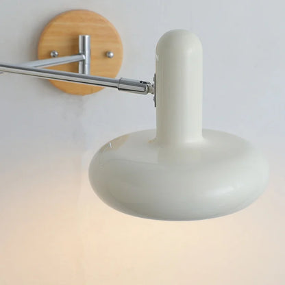 DecorBites™ Cream Iron Art LED Wall Lamp for Bedroom Living Room Decor