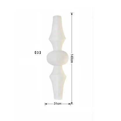 DecorBites™ Japanese Wabi Sabi Pendant Light LED E27 Noguchi Akari Rice Paper Ceiling Hanging