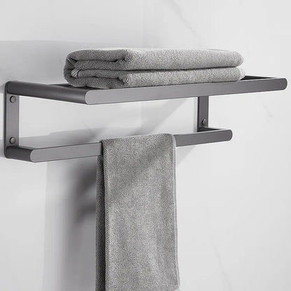 DecorBites™ Bathroom Hardware Set: Towel Rack, Shelf, Paper Holder, Towel Holder, Toilet Brush Holder