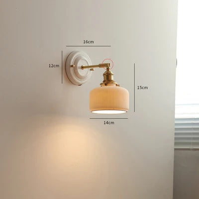 DecorBites™ Copper Arm LED Wall Sconce for Bedroom Bathroom Mirror Stair Light