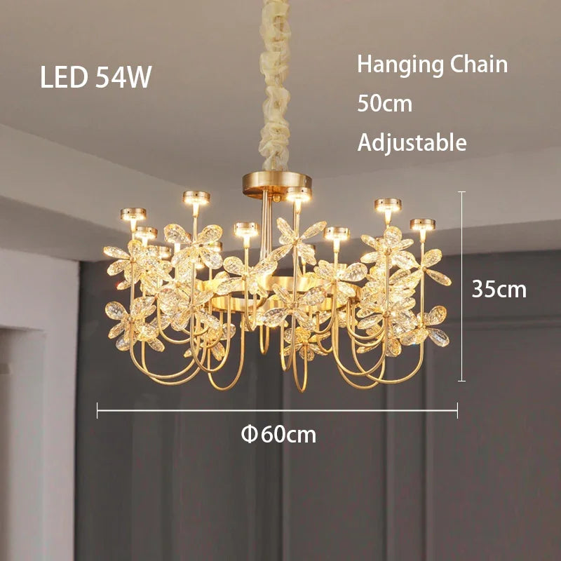 DecorBites™ Butterfly Chandelier: Modern LED Dimmable Pendant Lamp Luxe Crystal Decor-Light 2024