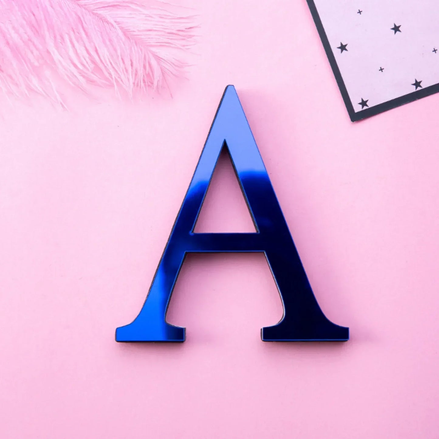 DecorBites™ 3D Mirror Alphabet Letters Wall Decor for Home, Parties, and Weddings