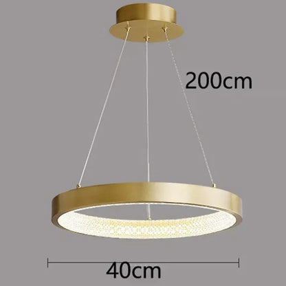 DecorBites™ Crystal Chandelier for Living and Dining Room, Luxury Pendant Light for Home Décor
