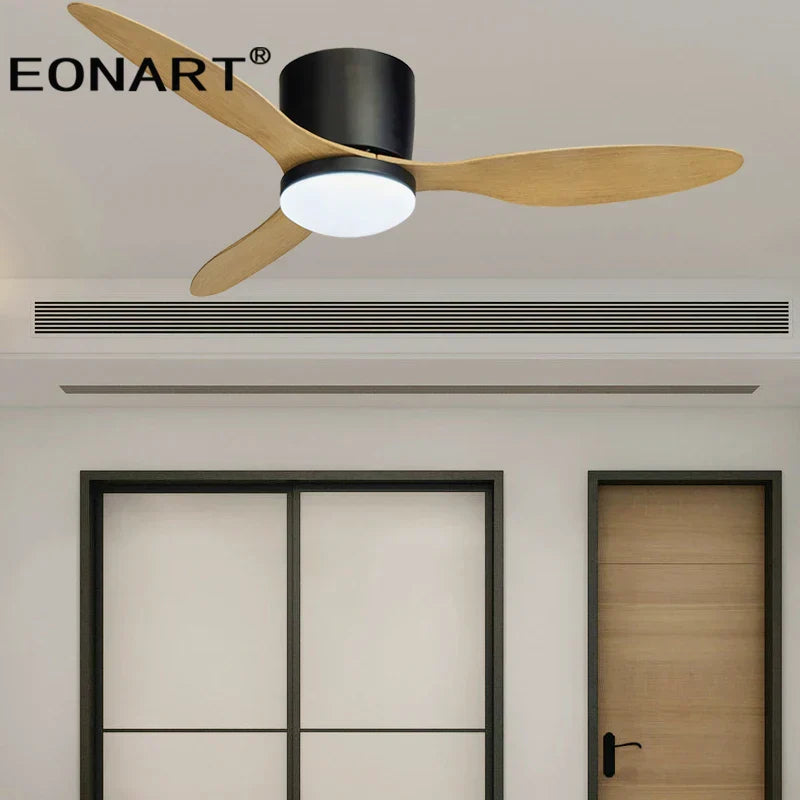 DecorBites™ 42-Inch Black Ceiling Fan with LED Light & Remote Control