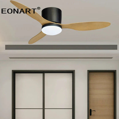 DecorBites™ 42-Inch Black Ceiling Fan with LED Light & Remote Control