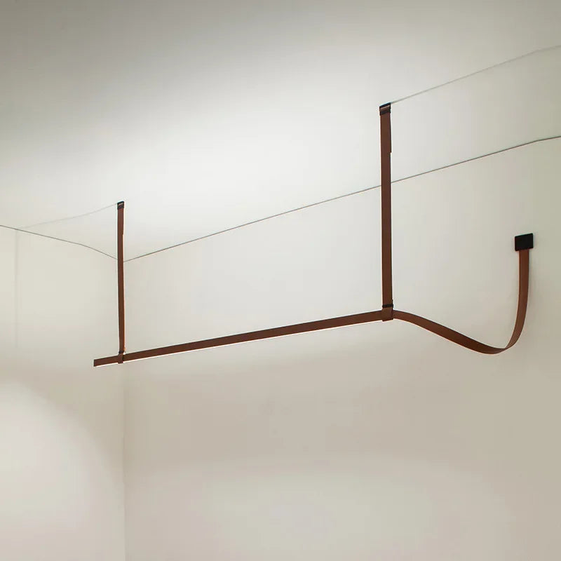™ Leather Belt Chandelier Pendant Light for Modern Minimalist Home Decor