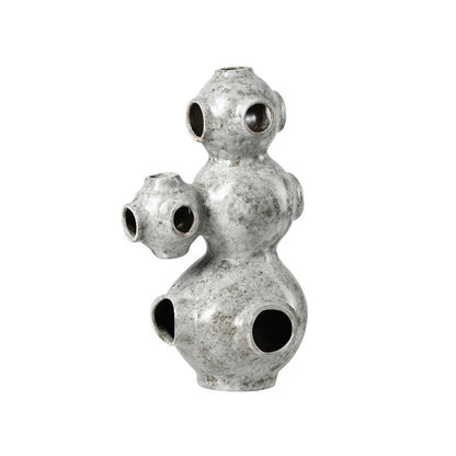 DecorBites™ Abstract Planet Hollow Pipe Ceramic Ornament Figurine - Home Decor Accessory