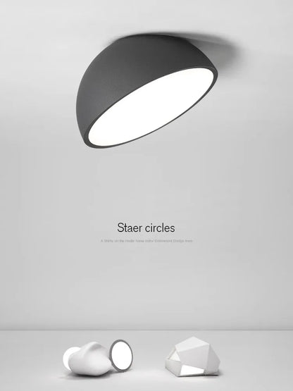 DecorBites™ LED Semicircular Ceiling Light for Bedroom, Aisle, Balcony - Modern & Creative Lighting Fixtures