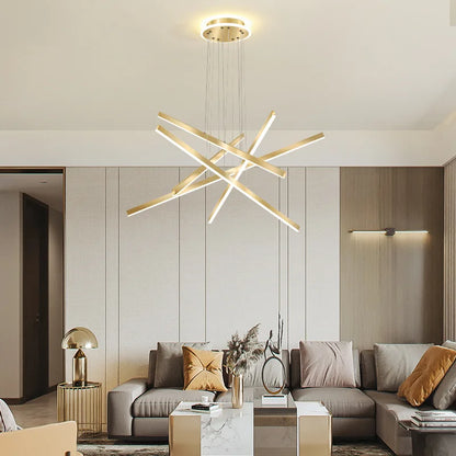 DecorBites™ Luminous Ceiling Plate Chandelier: Modern Aluminum LED Light for Living Room Dining Table
