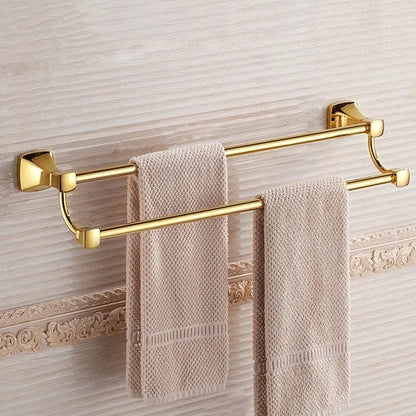 ™ Gold Bathroom Hardware Set for Towels, Paper, Brushes, and More
