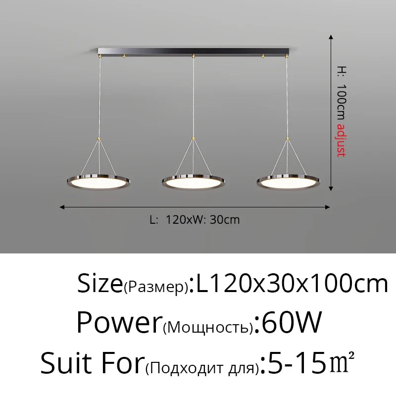DecorBites™ LED Chandelier Lights for Modern Indoor Living Room, Bedroom & Dining Room