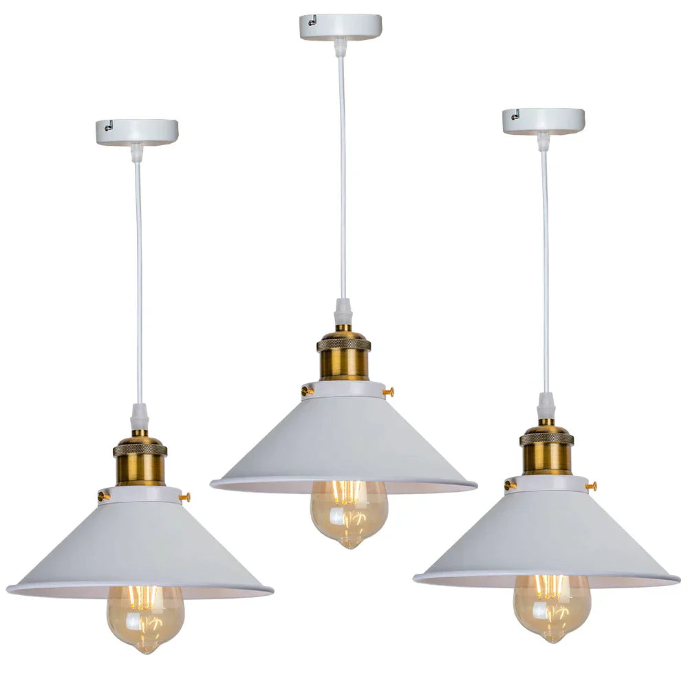 DecorBites™ Industrial Retro LED Hanging Chandelier Pendant Light for Home Dining, Bar, and Restaurant Décor