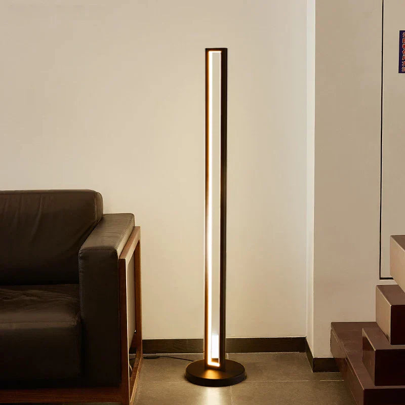 DecorBites™ Art Deco Spiral Shade Floor Lamp - Modern Minimalist Stand Light