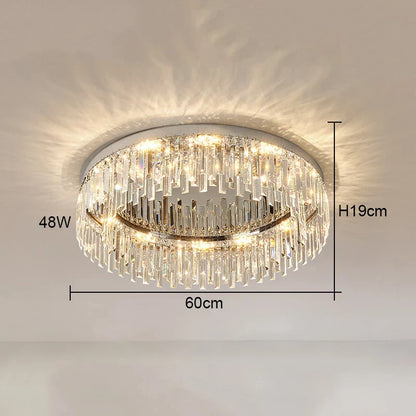 DecorBites™ Crystal Ceiling Lamp: Modern Minimalist Light Luxury for Home Indoor Lighting